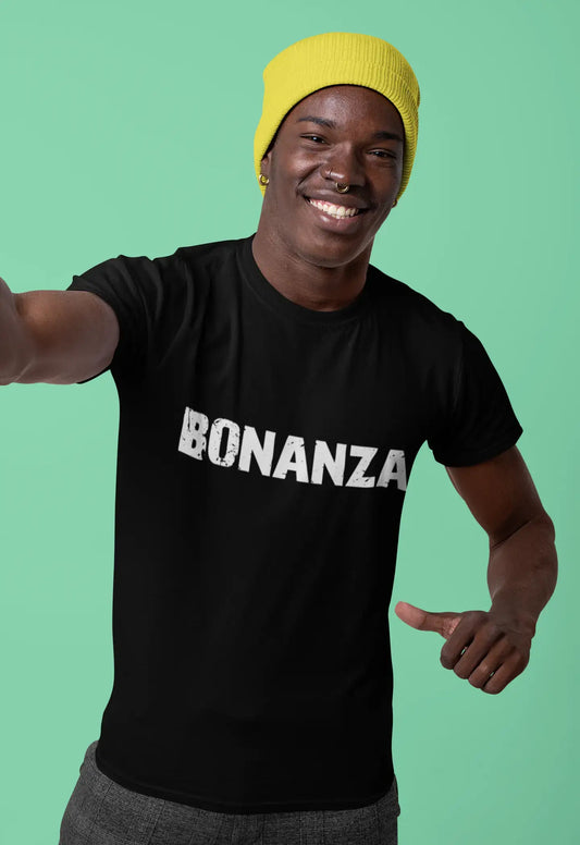 bonanza Men's Vintage T shirt Black Birthday Gift 00555