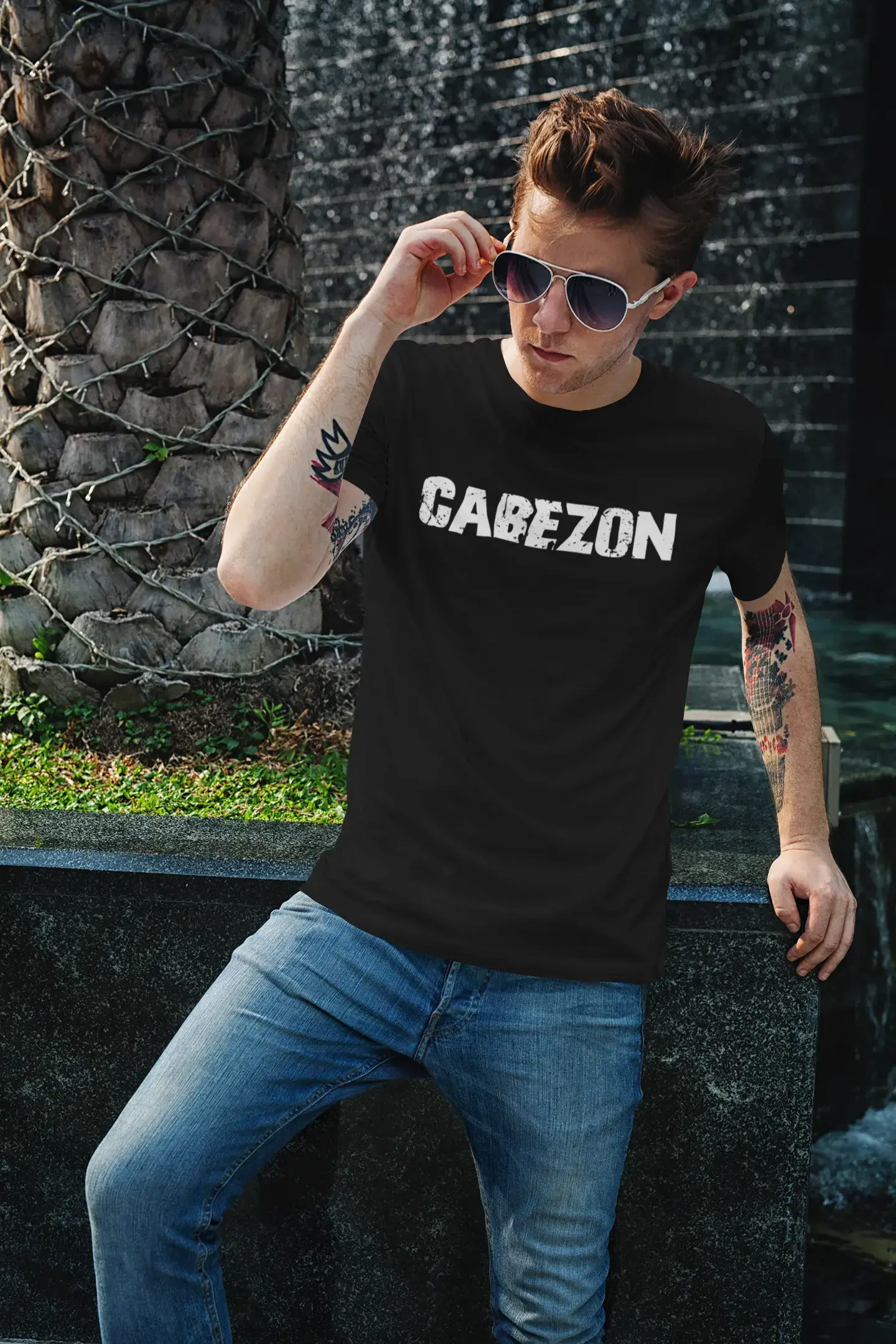 cabezon Men's Vintage T shirt Black Birthday Gift 00555