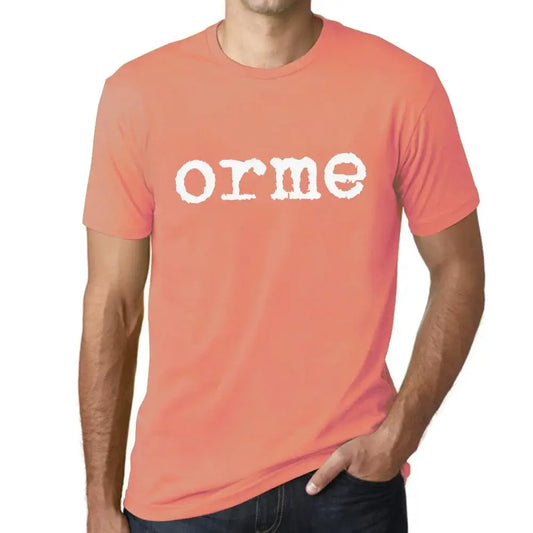 Men's Graphic T-Shirt Orme Eco-Friendly Limited Edition Short Sleeve Tee-Shirt Vintage Birthday Gift Novelty