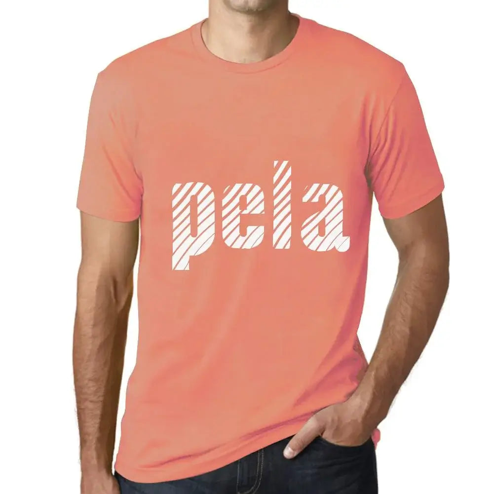 Men's Graphic T-Shirt Pela Eco-Friendly Limited Edition Short Sleeve Tee-Shirt Vintage Birthday Gift Novelty