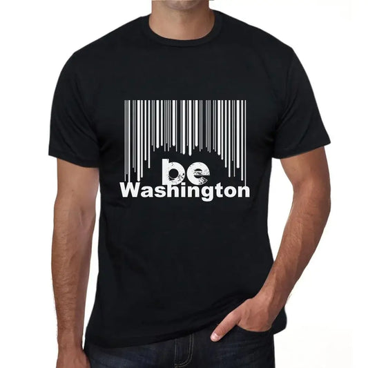 Men's Graphic T-Shirt Be Washington Eco-Friendly Limited Edition Short Sleeve Tee-Shirt Vintage Birthday Gift Novelty