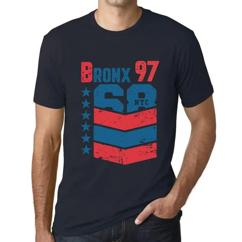 Men's Graphic T-Shirt Bronx 97 97th Birthday Anniversary 97 Year Old Gift 1927 Vintage Eco-Friendly Short Sleeve Novelty Tee