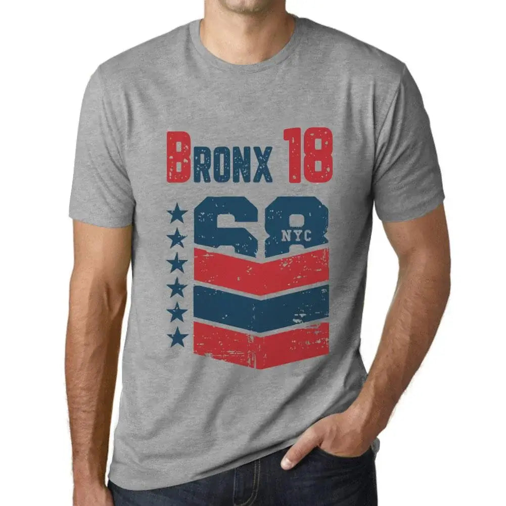 Men's Graphic T-Shirt Bronx 18 18th Birthday Anniversary 18 Year Old Gift 2006 Vintage Eco-Friendly Short Sleeve Novelty Tee