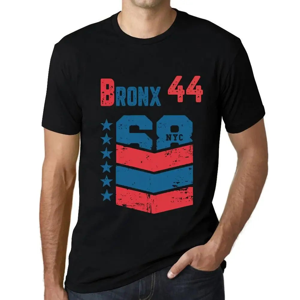 Men's Graphic T-Shirt Bronx 44 44th Birthday Anniversary 44 Year Old Gift 1980 Vintage Eco-Friendly Short Sleeve Novelty Tee