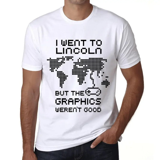 Men's Graphic T-Shirt I Went To Lincoln But The Graphics Weren’t Good Eco-Friendly Limited Edition Short Sleeve Tee-Shirt Vintage Birthday Gift Novelty
