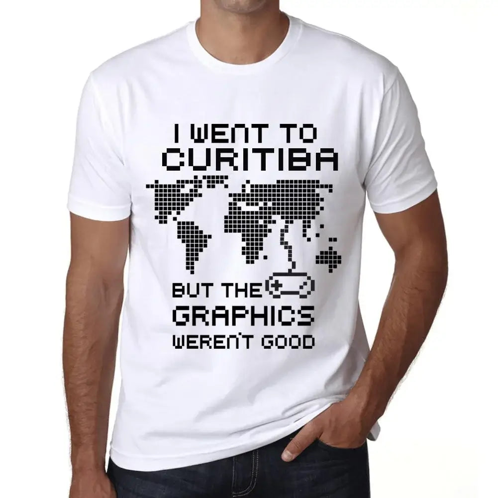 Men's Graphic T-Shirt I Went To Curitiba But The Graphics Weren’t Good Eco-Friendly Limited Edition Short Sleeve Tee-Shirt Vintage Birthday Gift Novelty