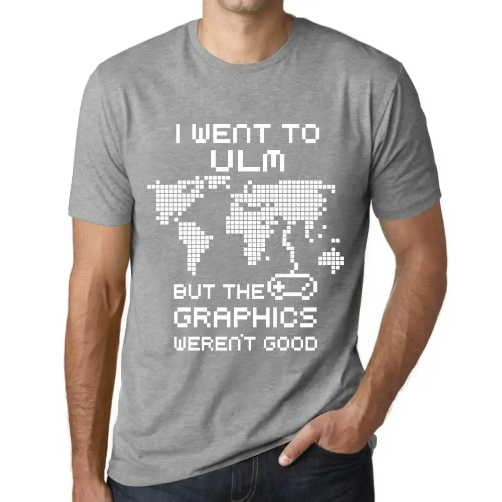 Men's Graphic T-Shirt I Went To Ulm But The Graphics Weren’t Good Eco-Friendly Limited Edition Short Sleeve Tee-Shirt Vintage Birthday Gift Novelty