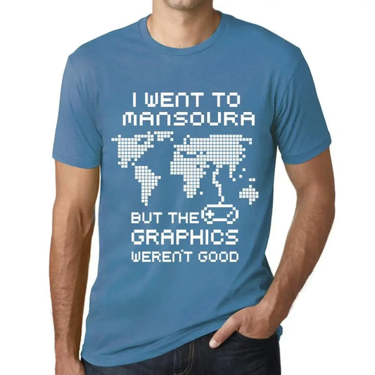 Men's Graphic T-Shirt I Went To Mansoura But The Graphics Weren’t Good Eco-Friendly Limited Edition Short Sleeve Tee-Shirt Vintage Birthday Gift Novelty