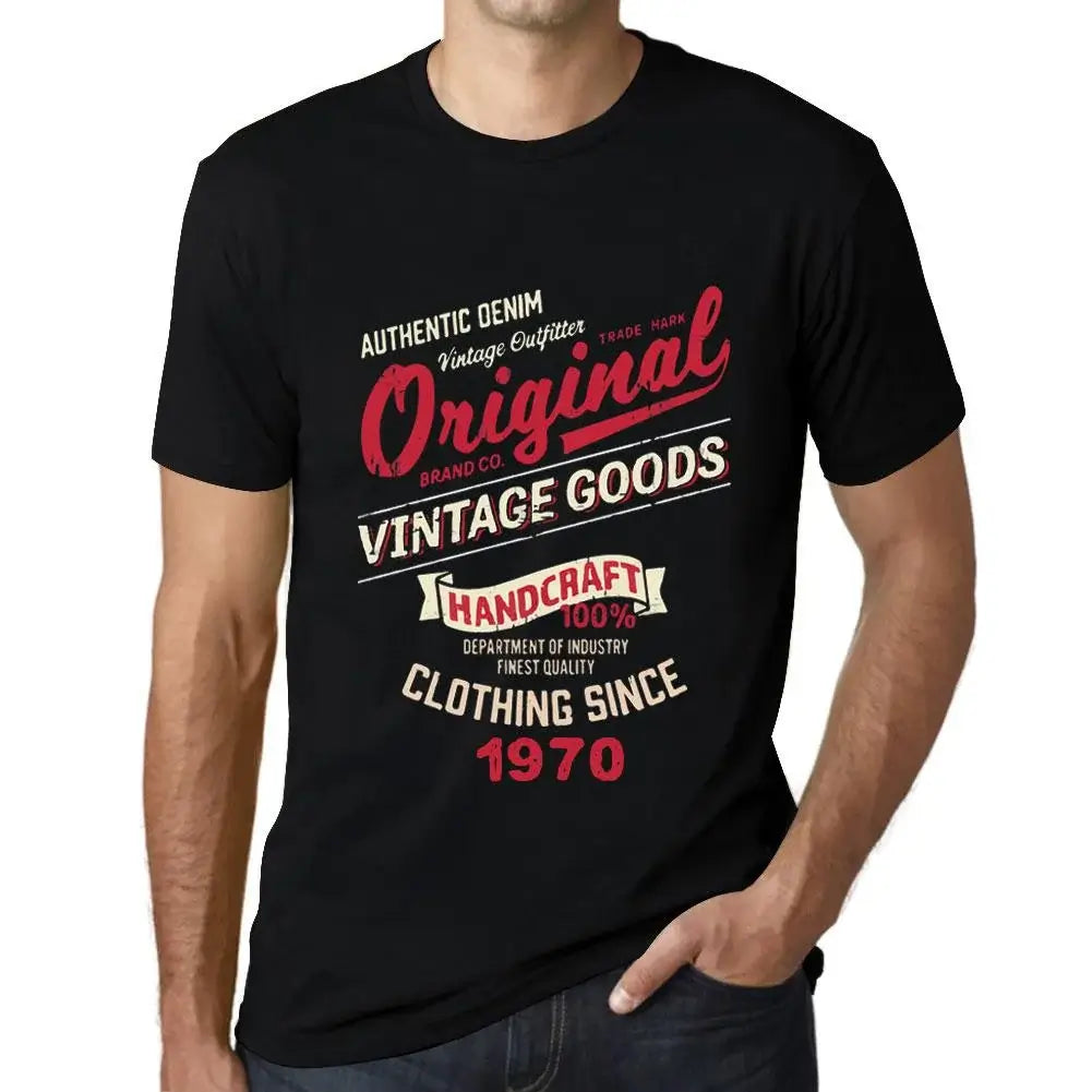 Men's Graphic T-Shirt Original Vintage Clothing Since 1970 54th Birthday Anniversary 54 Year Old Gift 1970 Vintage Eco-Friendly Short Sleeve Novelty Tee