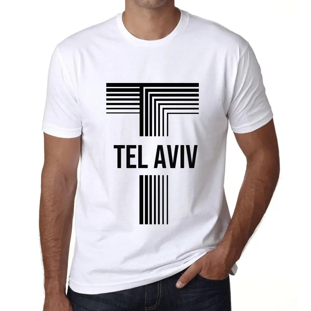 Men's Graphic T-Shirt Tel Aviv Eco-Friendly Limited Edition Short Sleeve Tee-Shirt Vintage Birthday Gift Novelty