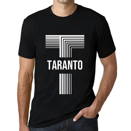 Men's Graphic T-Shirt Taranto Eco-Friendly Limited Edition Short Sleeve Tee-Shirt Vintage Birthday Gift Novelty