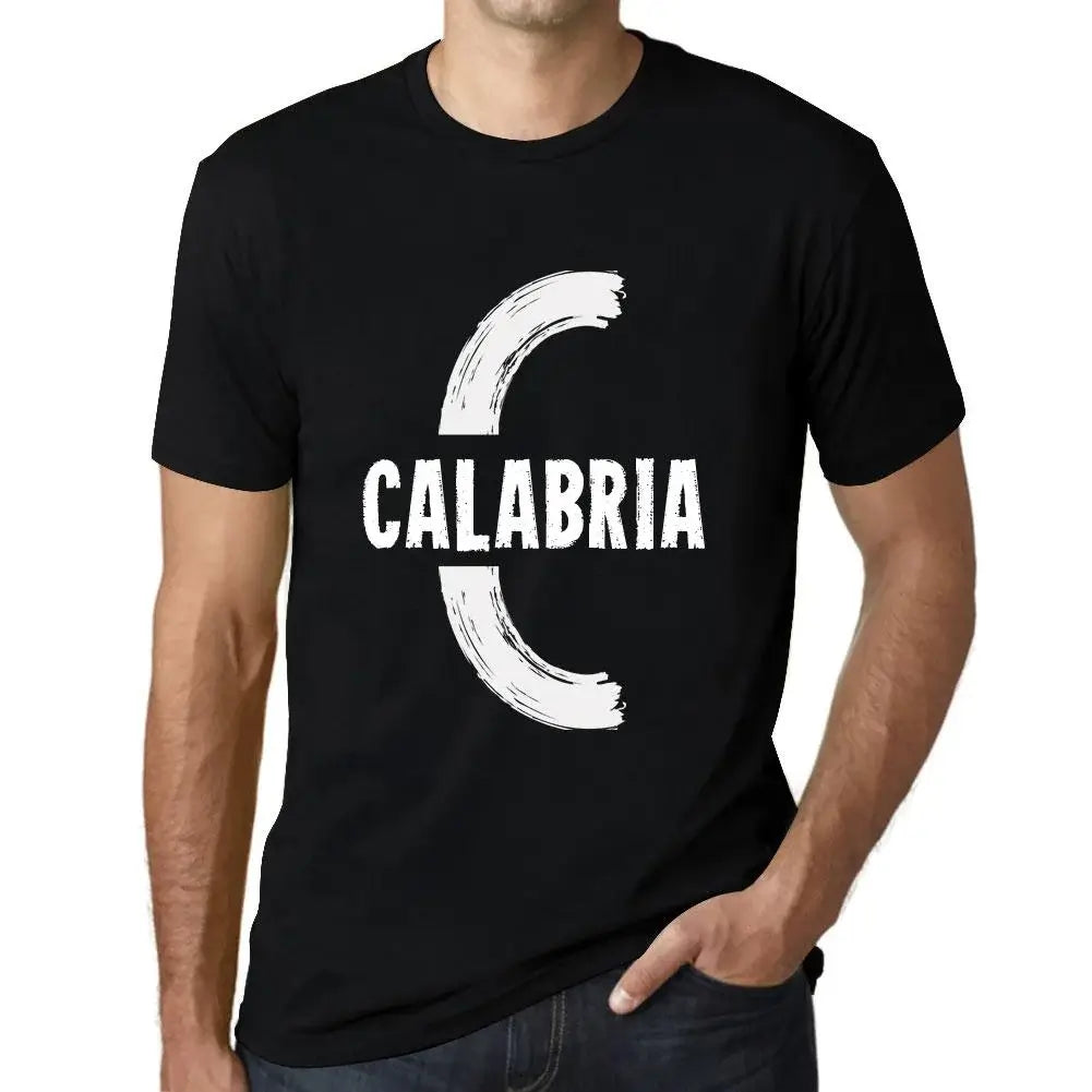 Men's Graphic T-Shirt Calabria Eco-Friendly Limited Edition Short Sleeve Tee-Shirt Vintage Birthday Gift Novelty