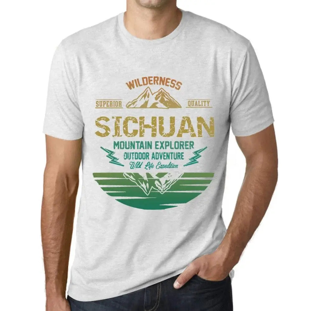 Men's Graphic T-Shirt Outdoor Adventure, Wilderness, Mountain Explorer Sichuan Eco-Friendly Limited Edition Short Sleeve Tee-Shirt Vintage Birthday Gift Novelty