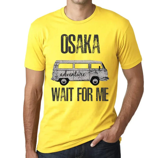 Men's Graphic T-Shirt Adventure Wait For Me In Osaka Eco-Friendly Limited Edition Short Sleeve Tee-Shirt Vintage Birthday Gift Novelty