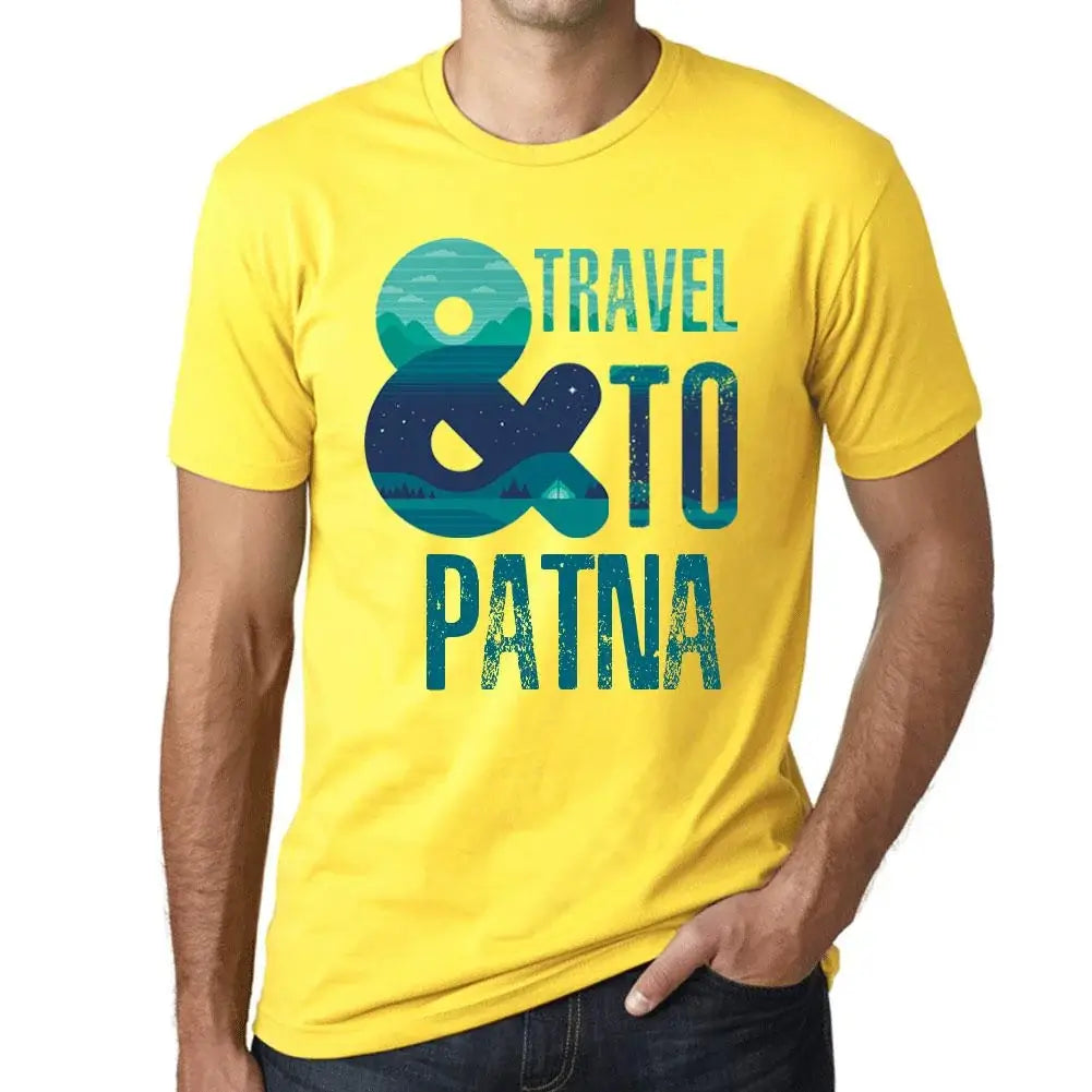 Men's Graphic T-Shirt And Travel To Patna Eco-Friendly Limited Edition Short Sleeve Tee-Shirt Vintage Birthday Gift Novelty