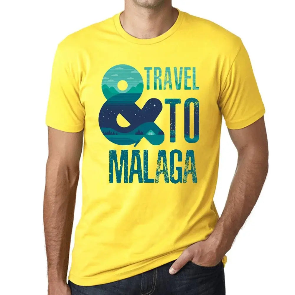 Men's Graphic T-Shirt And Travel To Málaga Eco-Friendly Limited Edition Short Sleeve Tee-Shirt Vintage Birthday Gift Novelty