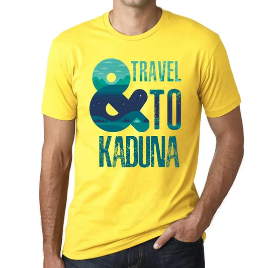 Men's Graphic T-Shirt And Travel To Kaduna Eco-Friendly Limited Edition Short Sleeve Tee-Shirt Vintage Birthday Gift Novelty