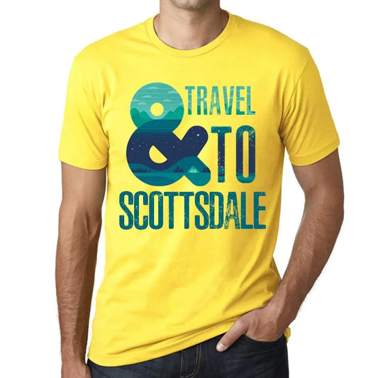 Men's Graphic T-Shirt And Travel To Scottsdale Eco-Friendly Limited Edition Short Sleeve Tee-Shirt Vintage Birthday Gift Novelty