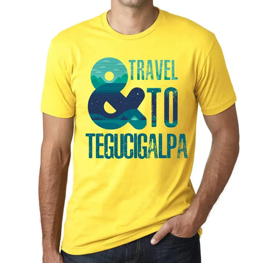 Men's Graphic T-Shirt And Travel To Tegucigalpa Eco-Friendly Limited Edition Short Sleeve Tee-Shirt Vintage Birthday Gift Novelty