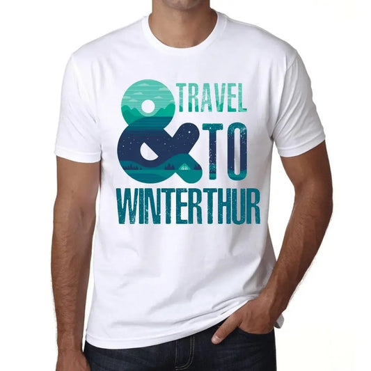 Men's Graphic T-Shirt And Travel To Winterthur Eco-Friendly Limited Edition Short Sleeve Tee-Shirt Vintage Birthday Gift Novelty