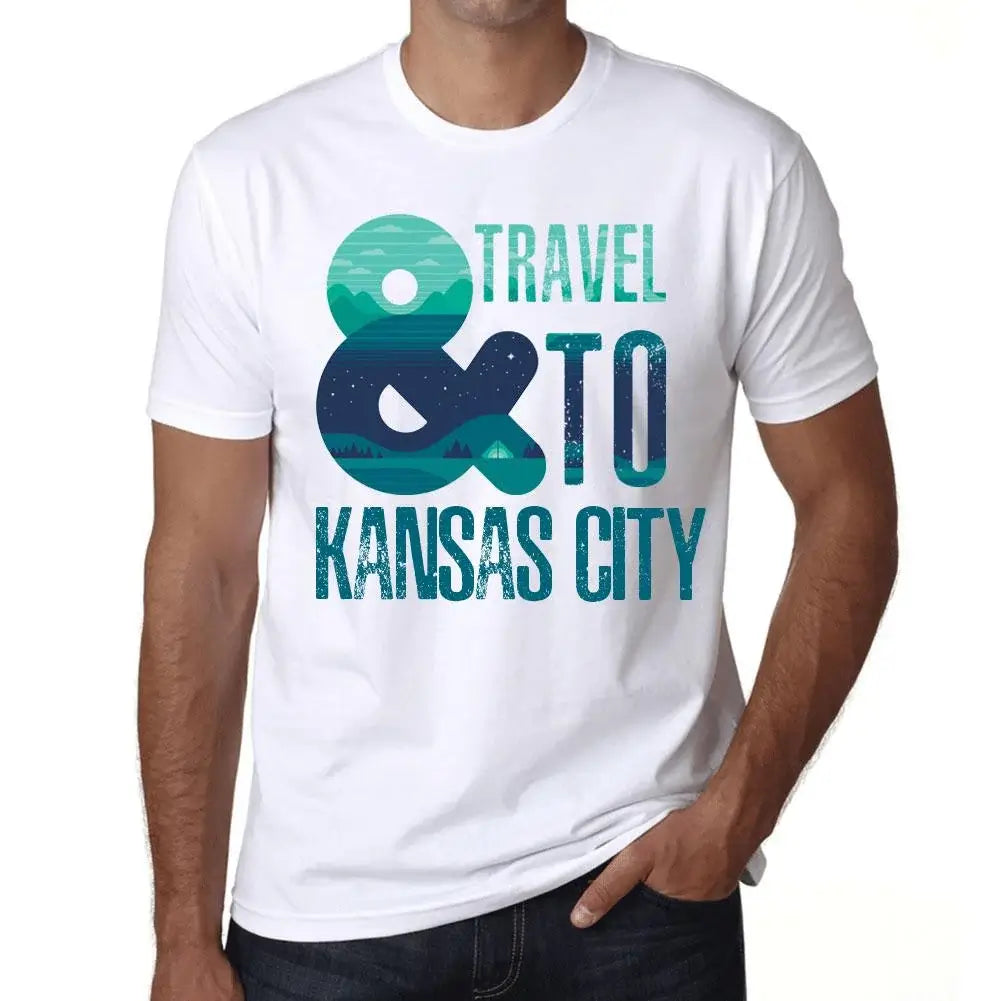 Men's Graphic T-Shirt And Travel To Kansas City Eco-Friendly Limited Edition Short Sleeve Tee-Shirt Vintage Birthday Gift Novelty