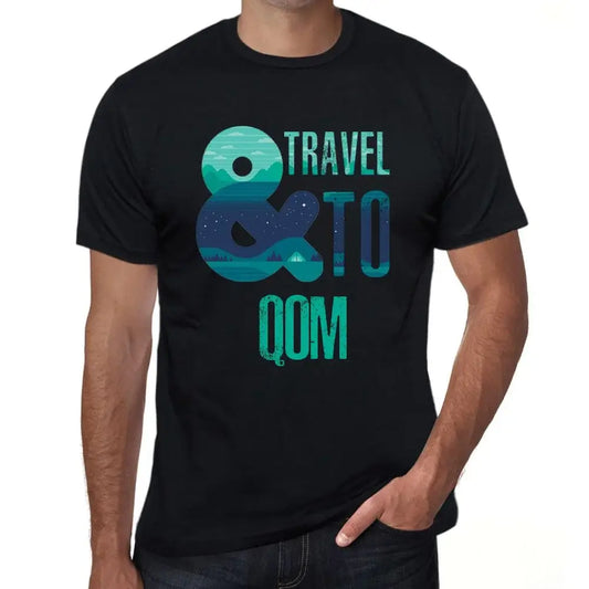 Men's Graphic T-Shirt And Travel To Qom Eco-Friendly Limited Edition Short Sleeve Tee-Shirt Vintage Birthday Gift Novelty