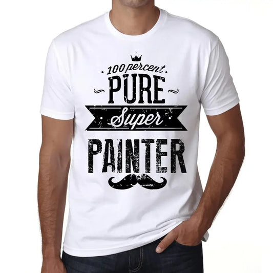 Men's Graphic T-Shirt 100% Pure Super Painter Eco-Friendly Limited Edition Short Sleeve Tee-Shirt Vintage Birthday Gift Novelty