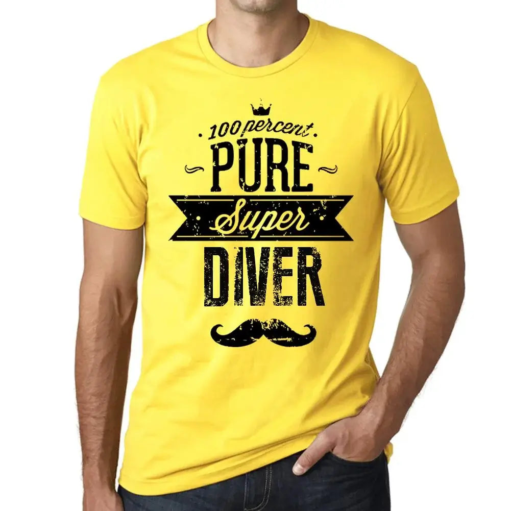 Men's Graphic T-Shirt 100% Pure Super Diver Eco-Friendly Limited Edition Short Sleeve Tee-Shirt Vintage Birthday Gift Novelty