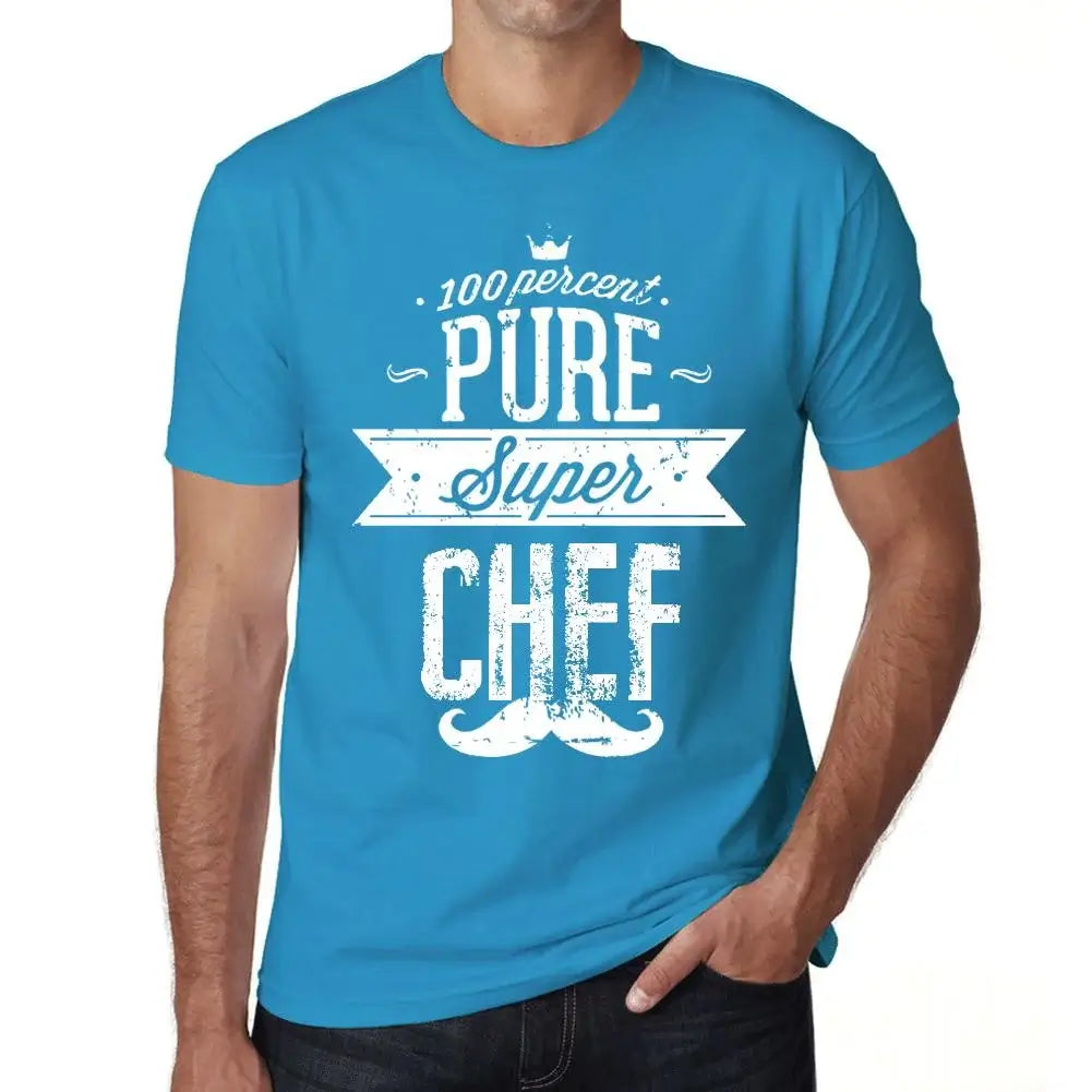 Men's Graphic T-Shirt 100% Pure Super Chef Eco-Friendly Limited Edition Short Sleeve Tee-Shirt Vintage Birthday Gift Novelty