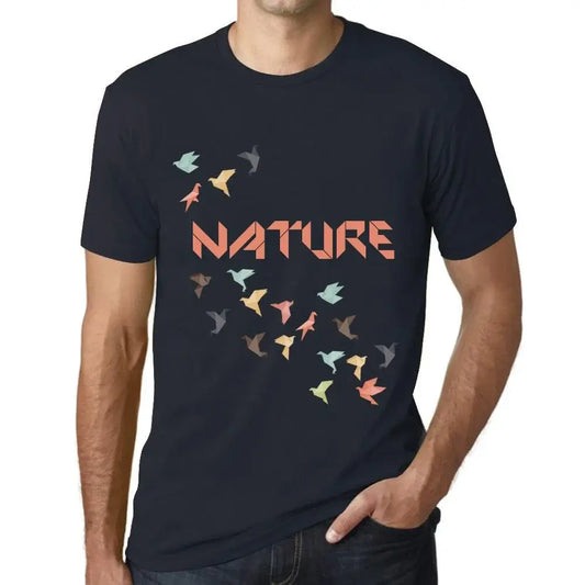 Men's Graphic T-Shirt Origami Nature Eco-Friendly Limited Edition Short Sleeve Tee-Shirt Vintage Birthday Gift Novelty