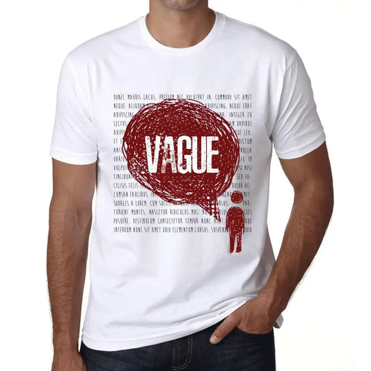 Men's Graphic T-Shirt Thoughts Vague Eco-Friendly Limited Edition Short Sleeve Tee-Shirt Vintage Birthday Gift Novelty