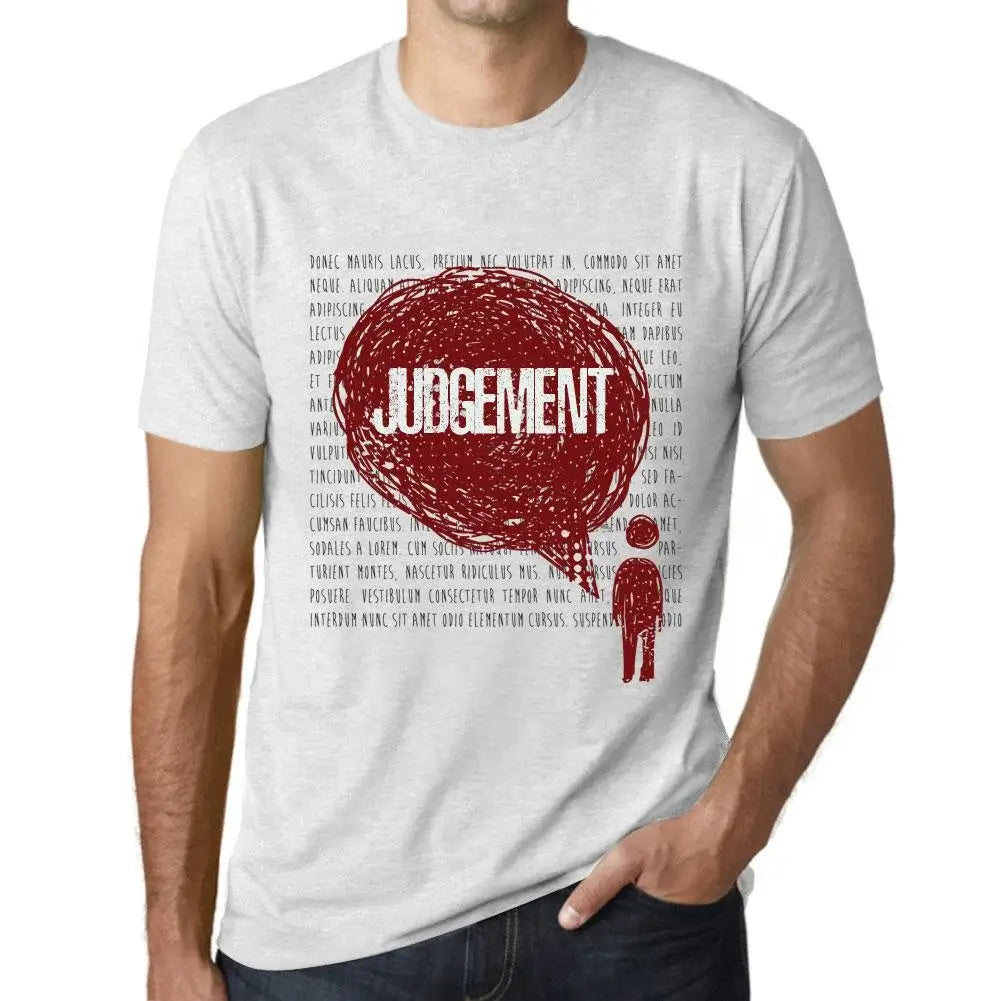 Men's Graphic T-Shirt Thoughts Judgement Eco-Friendly Limited Edition Short Sleeve Tee-Shirt Vintage Birthday Gift Novelty