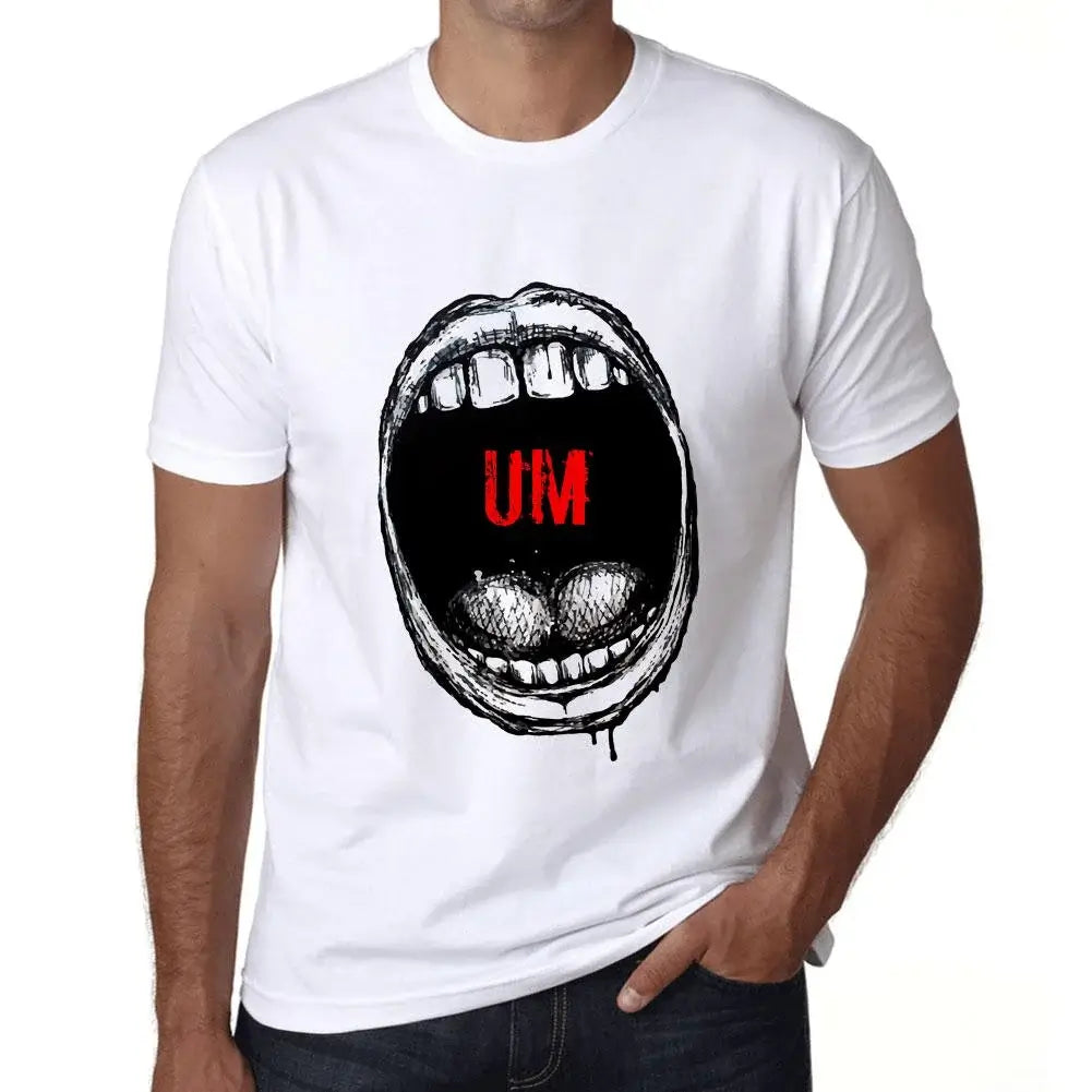 Men's Graphic T-Shirt Mouth Expressions Um Eco-Friendly Limited Edition Short Sleeve Tee-Shirt Vintage Birthday Gift Novelty