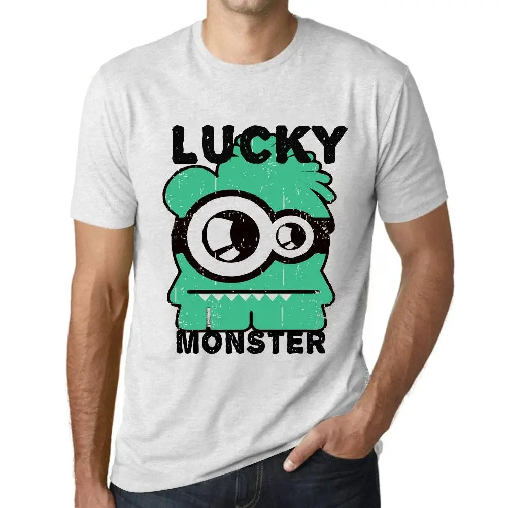 Men's Graphic T-Shirt Lucky Monster Eco-Friendly Limited Edition Short Sleeve Tee-Shirt Vintage Birthday Gift Novelty