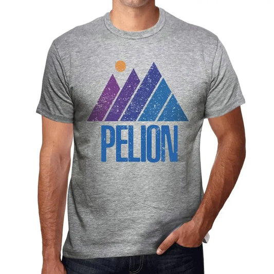 Men's Graphic T-Shirt Mountain Pelion Eco-Friendly Limited Edition Short Sleeve Tee-Shirt Vintage Birthday Gift Novelty