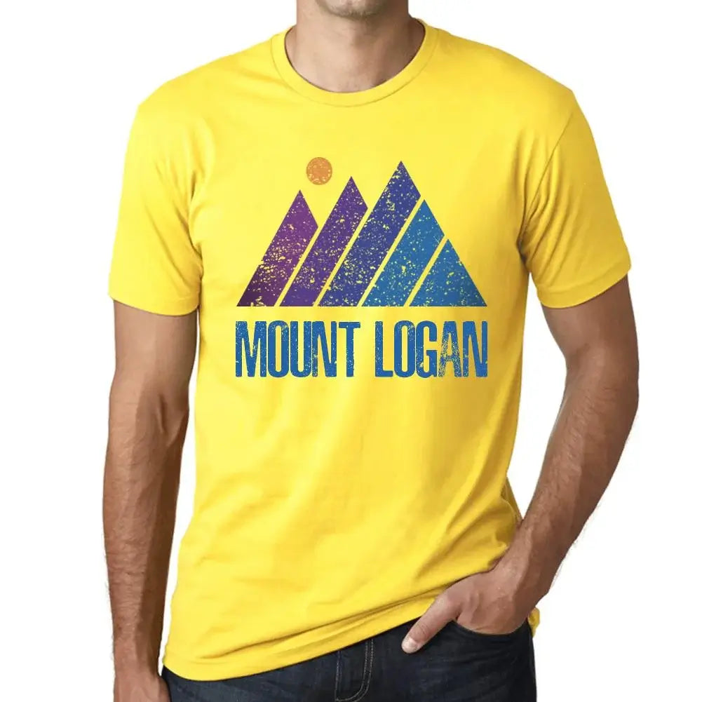 Men's Graphic T-Shirt Mountain Mount Logan Eco-Friendly Limited Edition Short Sleeve Tee-Shirt Vintage Birthday Gift Novelty