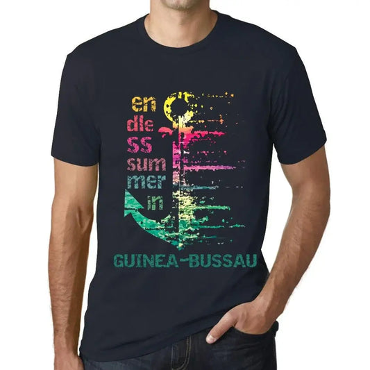 Men's Graphic T-Shirt Endless Summer In Guinea-Bussau Eco-Friendly Limited Edition Short Sleeve Tee-Shirt Vintage Birthday Gift Novelty