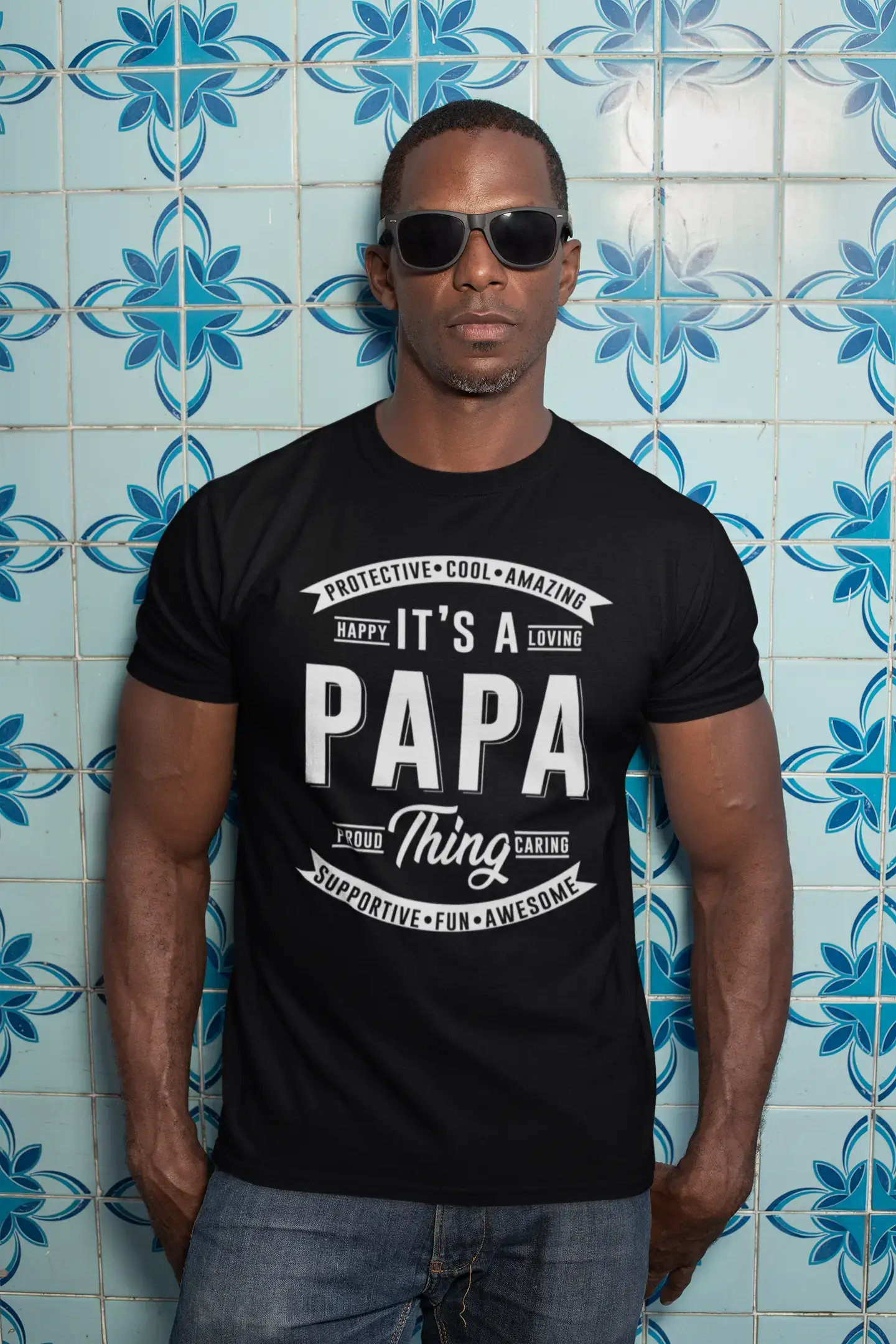 ULTRABASIC Men's Novelty T-Shirt It's a Papa Thing - Dad Tee Shirt