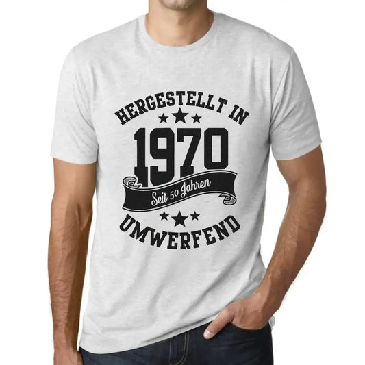 Men's Graphic T-Shirt Made in 1970 – Hergestellt In 1970 – 54th Birthday Anniversary 54 Year Old Gift 1970 Vintage Eco-Friendly Short Sleeve Novelty Tee