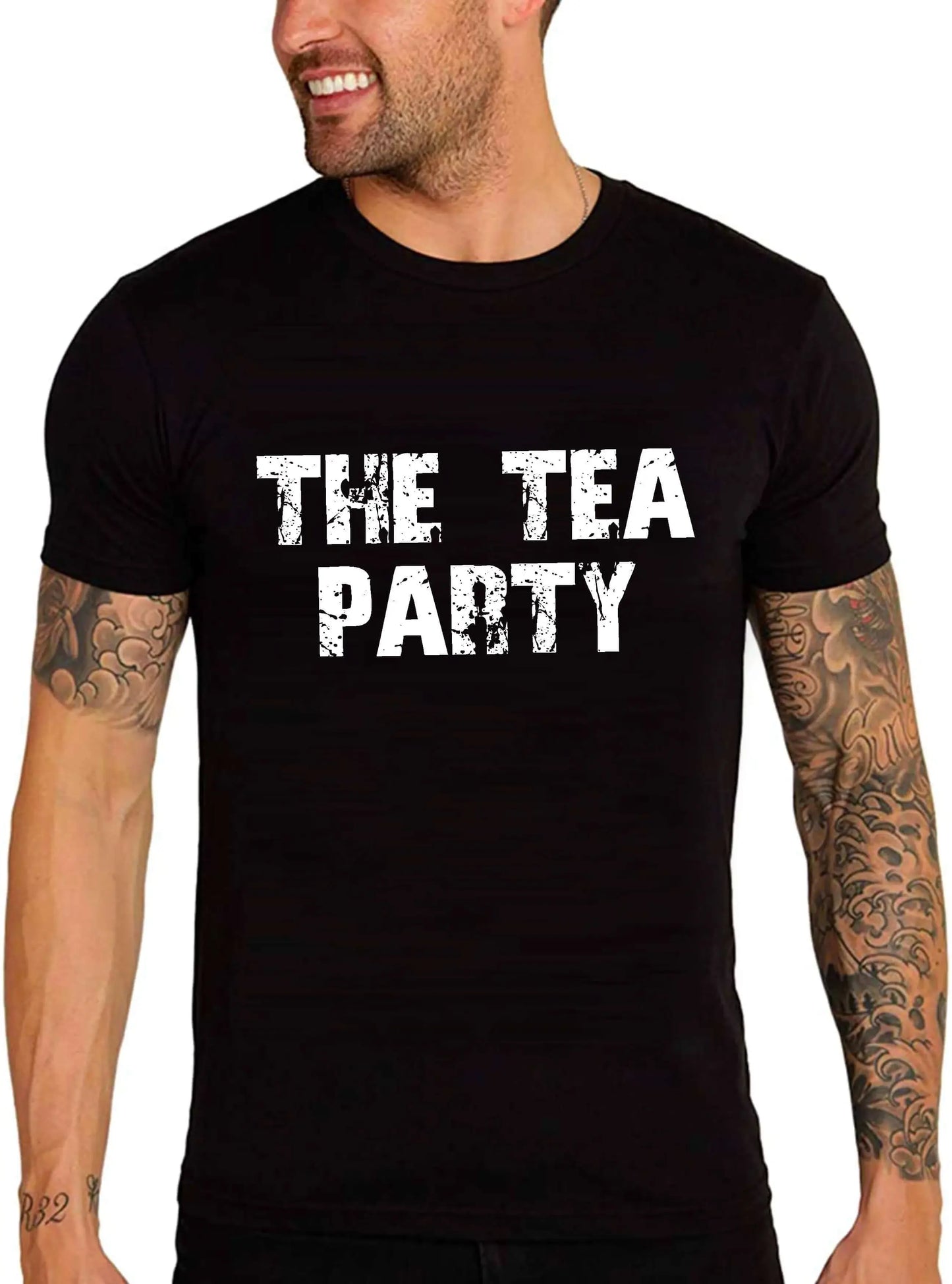 Men's Graphic T-Shirt The Tea Party Eco-Friendly Limited Edition Short Sleeve Tee-Shirt Vintage Birthday Gift Novelty
