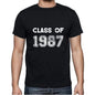 1987, Class of, black, Men's Short Sleeve Round Neck T-shirt 00103 - ultrabasic-com