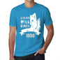 1990 Living Wild Since 1990 Mens T-Shirt Blue Birthday Gift 00499 - Blue / X-Small - Casual
