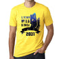 2031 Living Wild 2 Since 2031 Mens T-Shirt Yellow Birthday Gift 00516 - Yellow / Xs - Casual