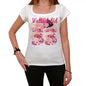 33 Valladolid City With Number Womens Short Sleeve Round White T-Shirt 00008 - Casual