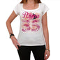 35 Rome City With Number Womens Short Sleeve Round White T-Shirt 00008 - Casual