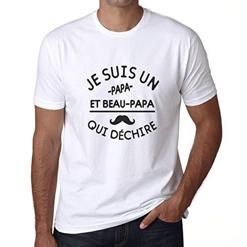 Ultrabasic - Graphique Homme Papa Loading T-Shirt Cadeau Imprimé Tée-Shirt Blanco