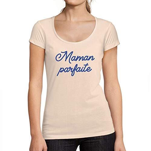 Ultrabasic - Femme Graphique Maman Parfaite Imprimé T-Shirt Creamy Pink