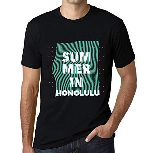 Ultrabasic - Homme Graphique Summer in Honolulu Noir Profond