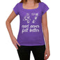 47 And Never Felt Better Womens T-Shirt Purple Birthday Gift 00380 - Purple / Xs - Casual
