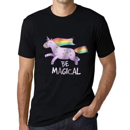 Ultrabasic Homme T-Shirt Graphique Be Magical Unicorn Noir Profond
